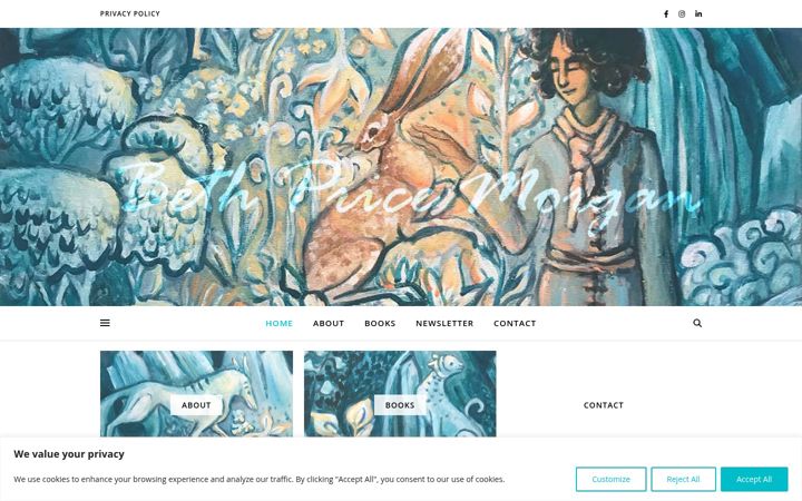 Screenshot of bethpricemorgan.com