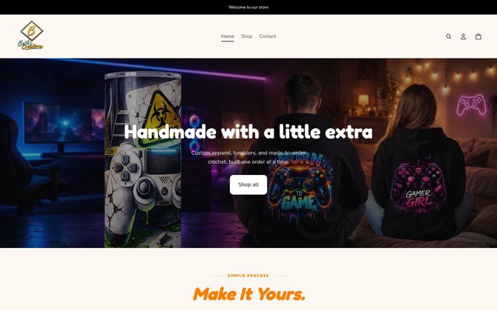 Screenshot of bethscreationsnj.com