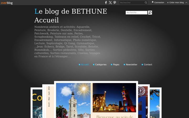 Screenshot of bethuneaccueil.fr