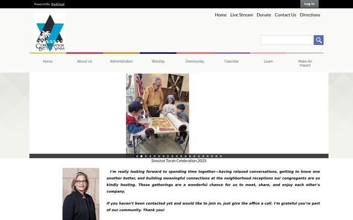 Screenshot of bethyam.org