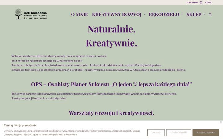 Screenshot of betikonieczna.pl