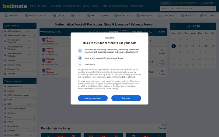 Zrzut ekranu betimate.com