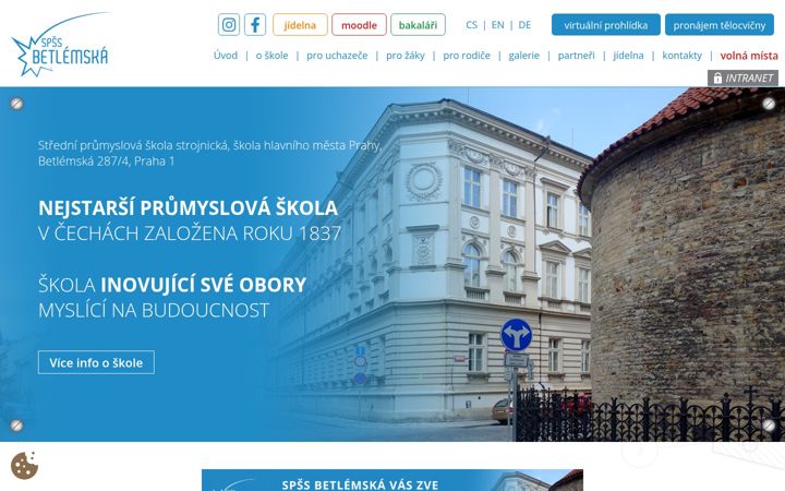 Screenshot of betlemska.cz