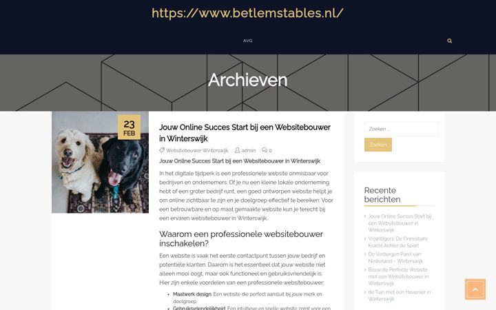 Screenshot of betlemstables.nl