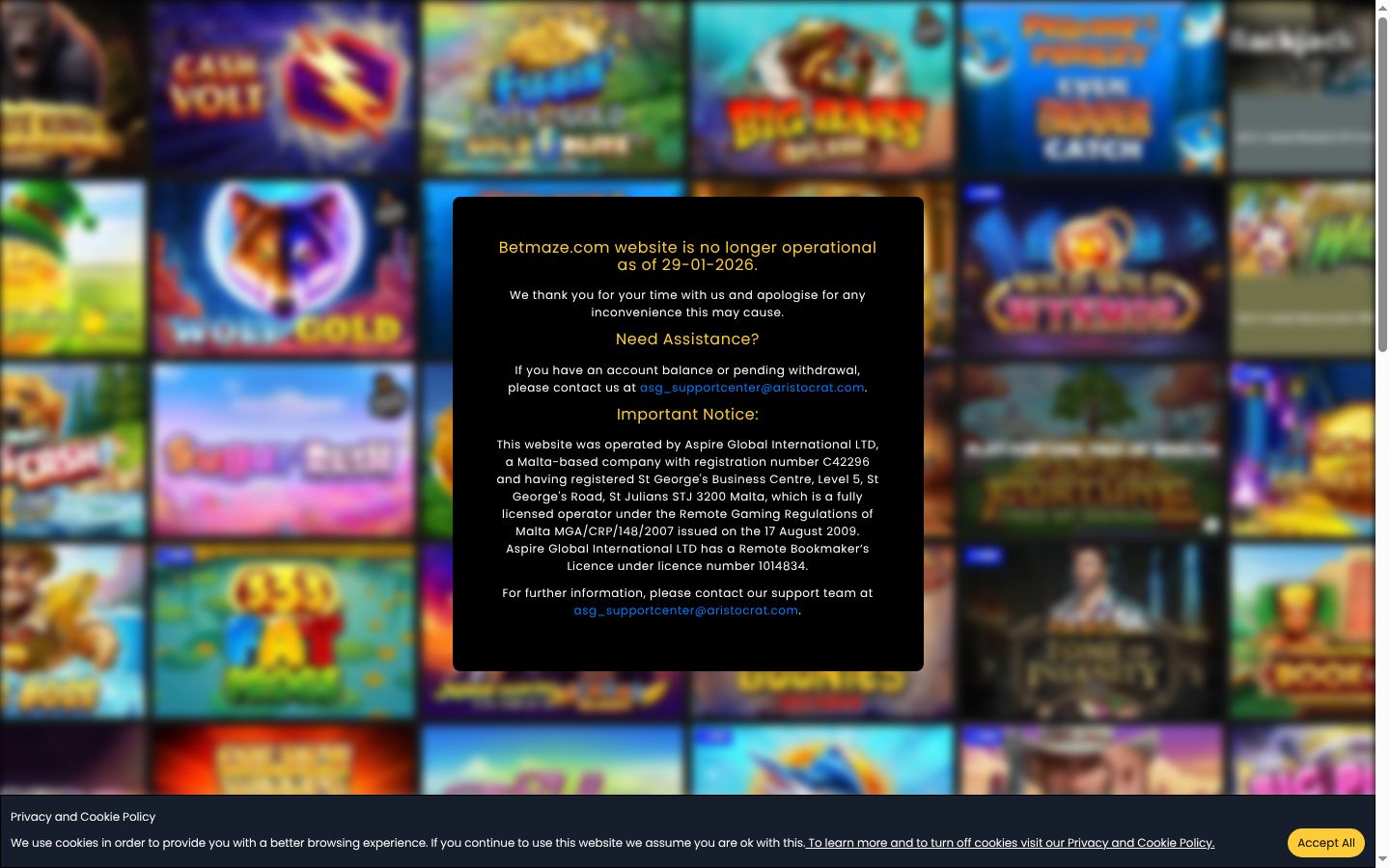 Screenshot van de toestemmingsbanner zoals getoond vóór enige interactie