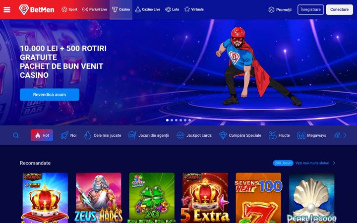 Screenshot of betmen.ro