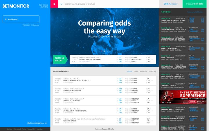 Screenshot of betmonitor.com