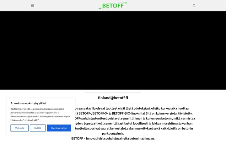 Screenshot of betoff.fi