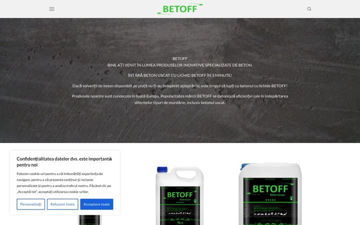 Screenshot of betoff.ro