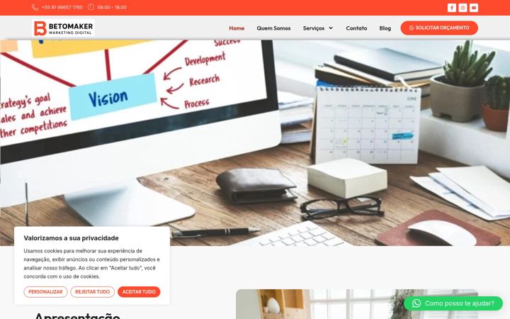 Screenshot of betomaker.com