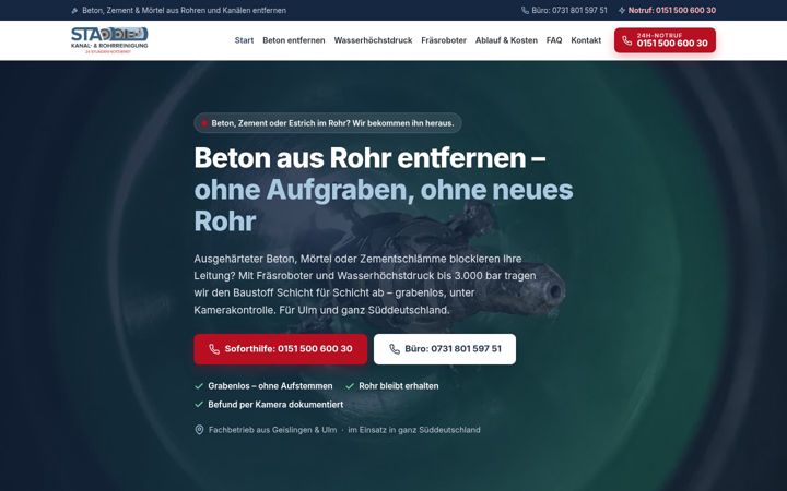 Screenshot of beton-aus-rohr-entfernen.de