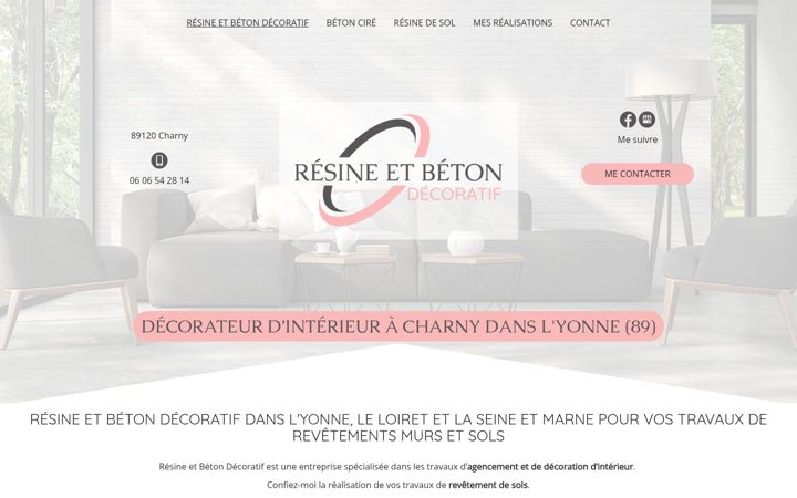 Screenshot of beton-cire-resine-de-sol.fr
