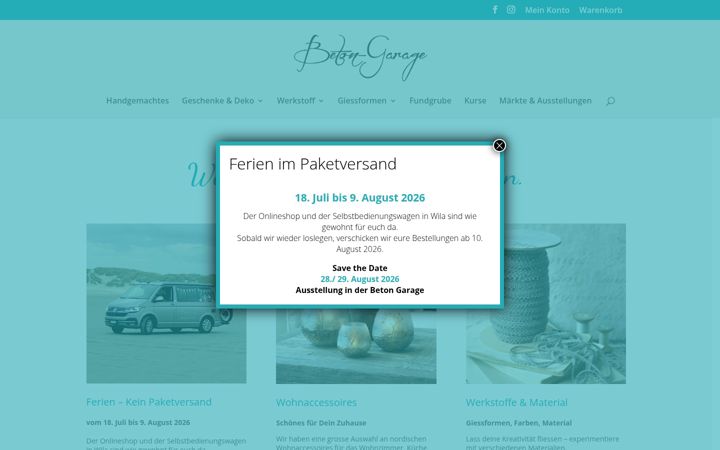 Screenshot of beton-garage.ch