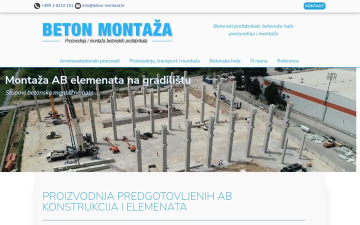 Screenshot of beton-montaza.hr