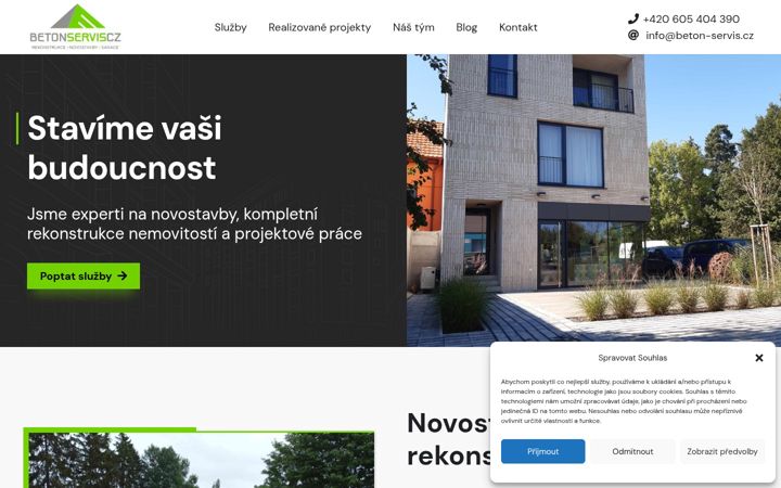 Screenshot of beton-servis.cz