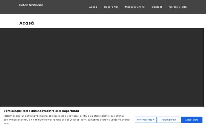 Screenshot van beton-slatioara.ro