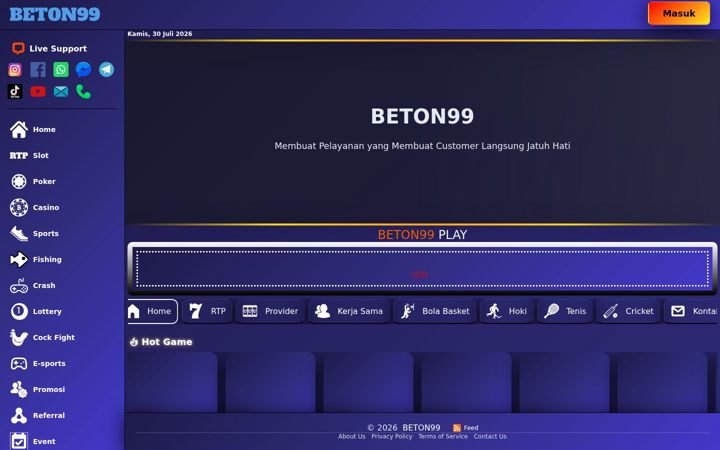 Screenshot of beton99.it.com