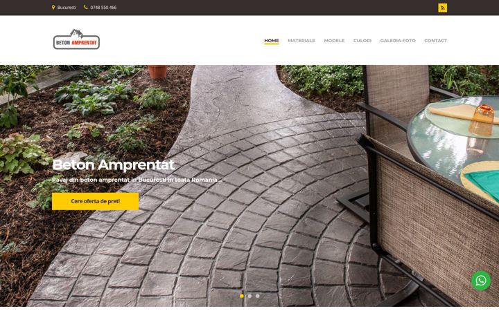 Screenshot of betonamprentatbucuresti.net