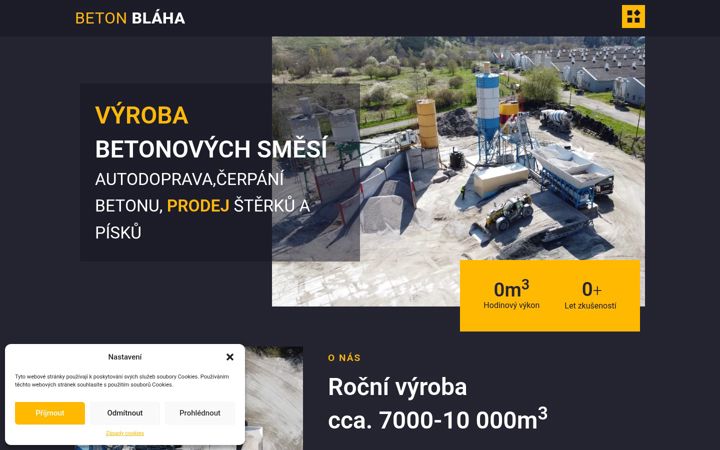 Screenshot of betonblaha.cz