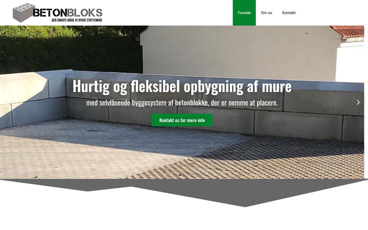 Screenshot of betonbloks.dk