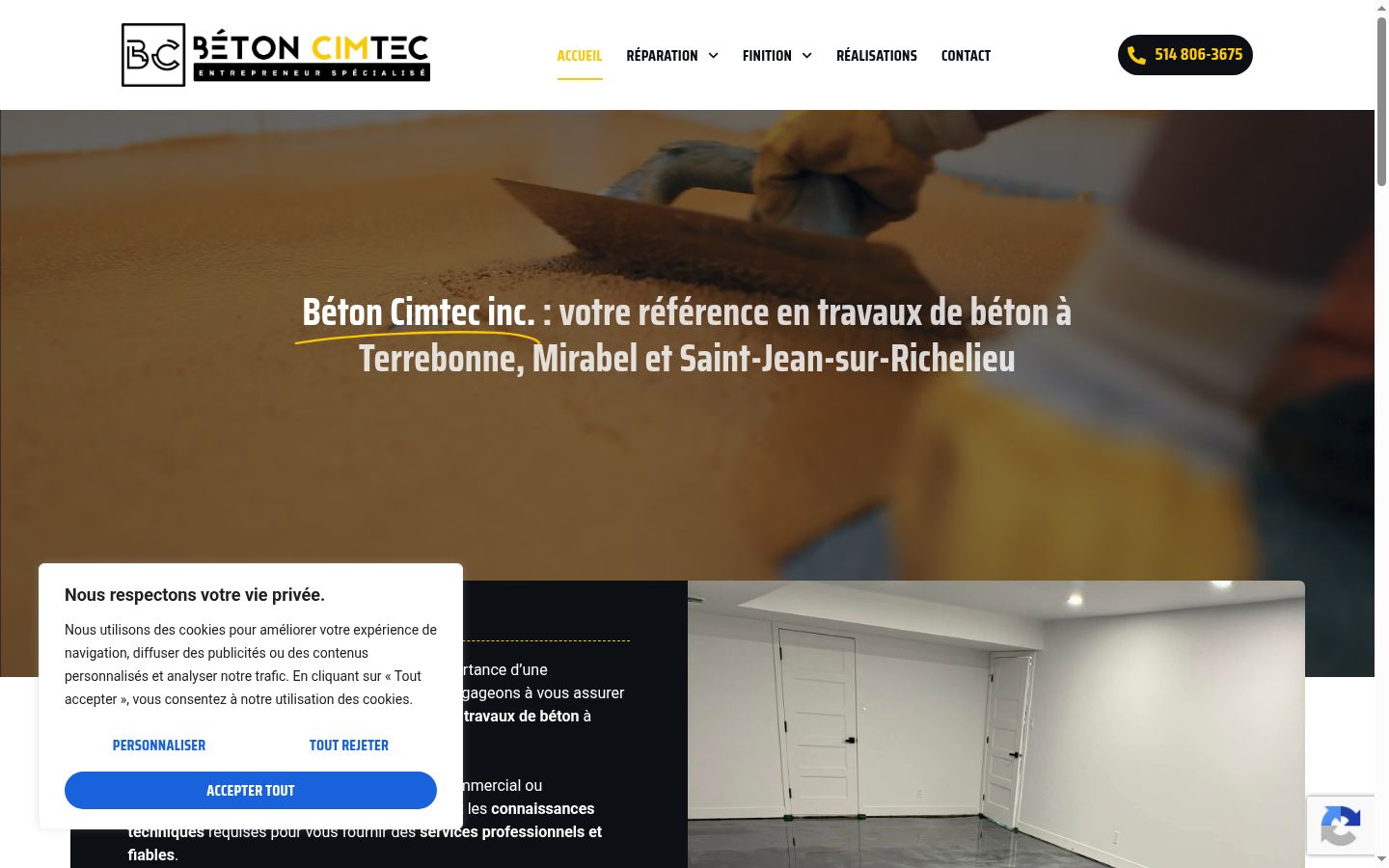 Screenshot van de toestemmingsbanner zoals getoond vóór enige interactie