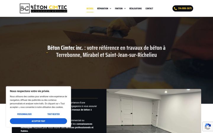 Screenshot of betoncimtec.com