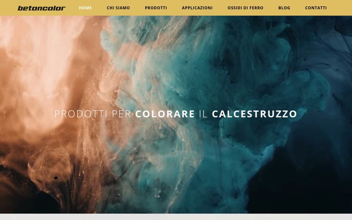 Screenshot of betoncolor.it