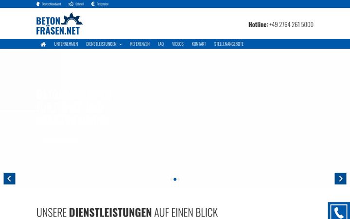 Screenshot of betonfraesen.net