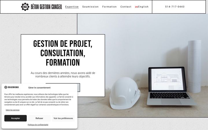 Screenshot of betongestionconseil.com