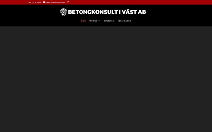Screenshot of betongkonsult.com