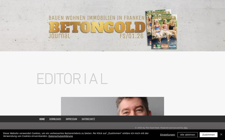 Screenshot of betongold-journal.de
