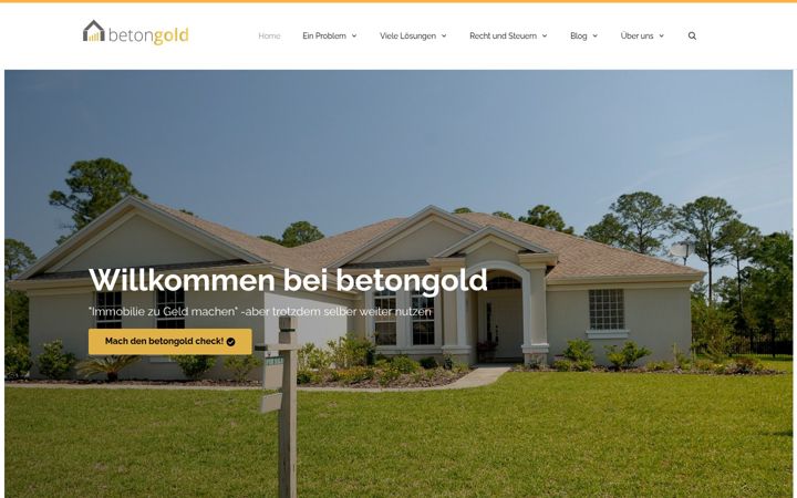 Screenshot of betongold.blog