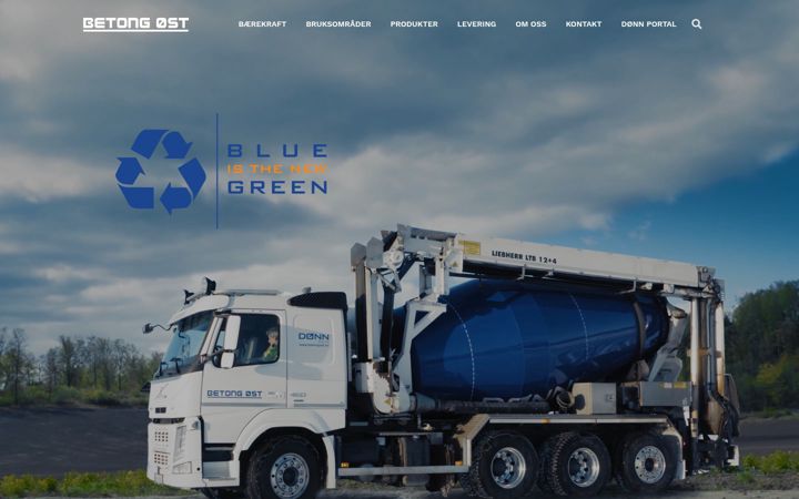 Screenshot di betongost.no