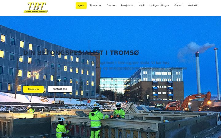 Screenshot of betongteam.no