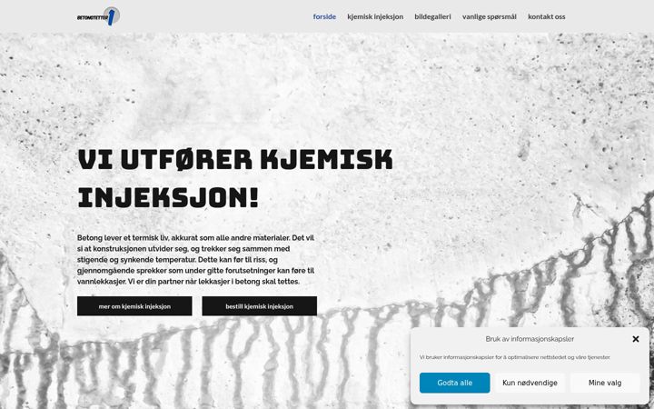 Screenshot of betongtetter1.no