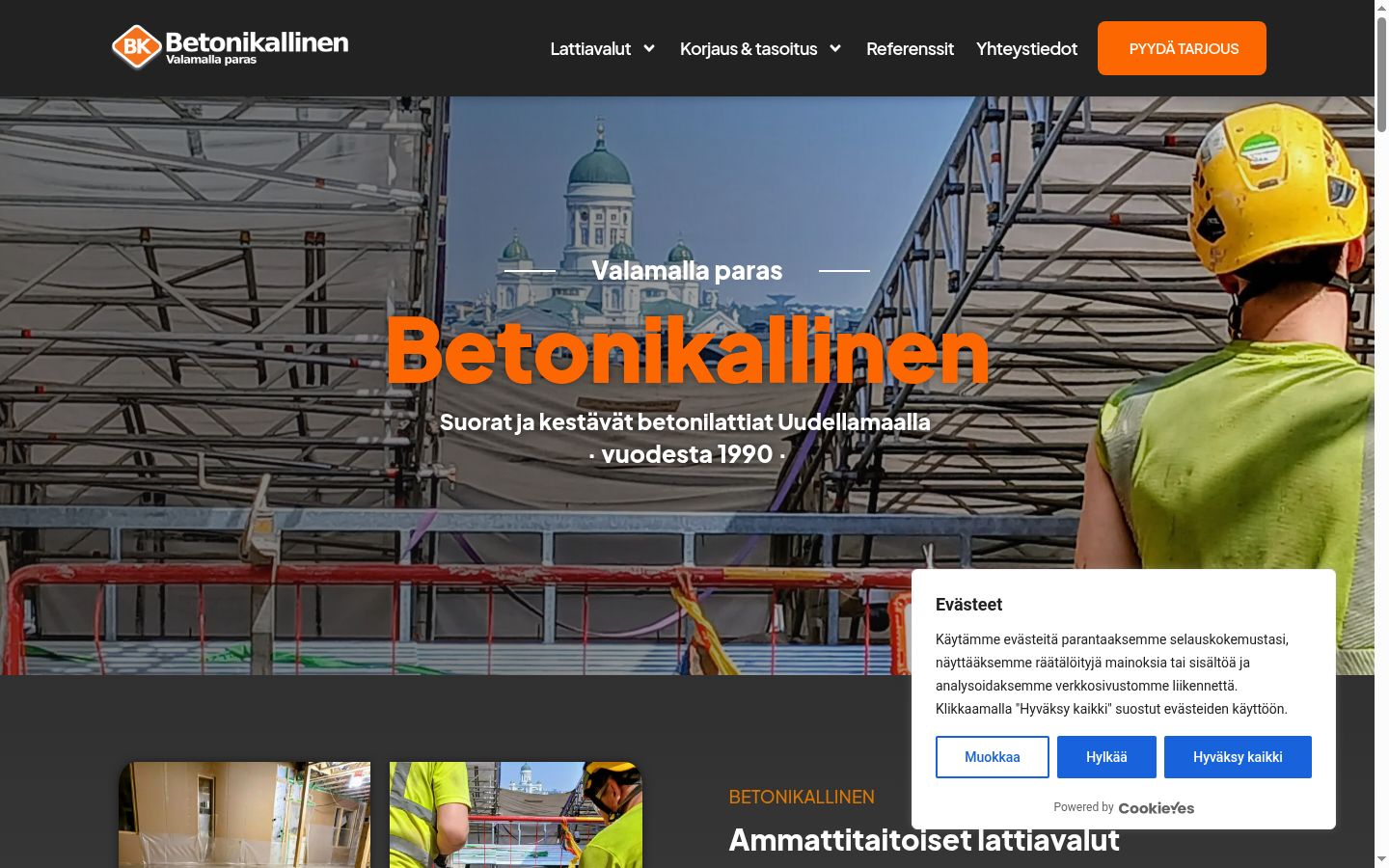 Sutikimo reklamjuostės, rodytos prieš bet kokią sąveiką, ekrano kopija