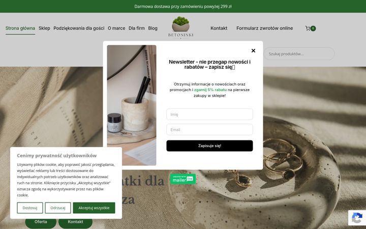 Screenshot ta' betoninki.pl