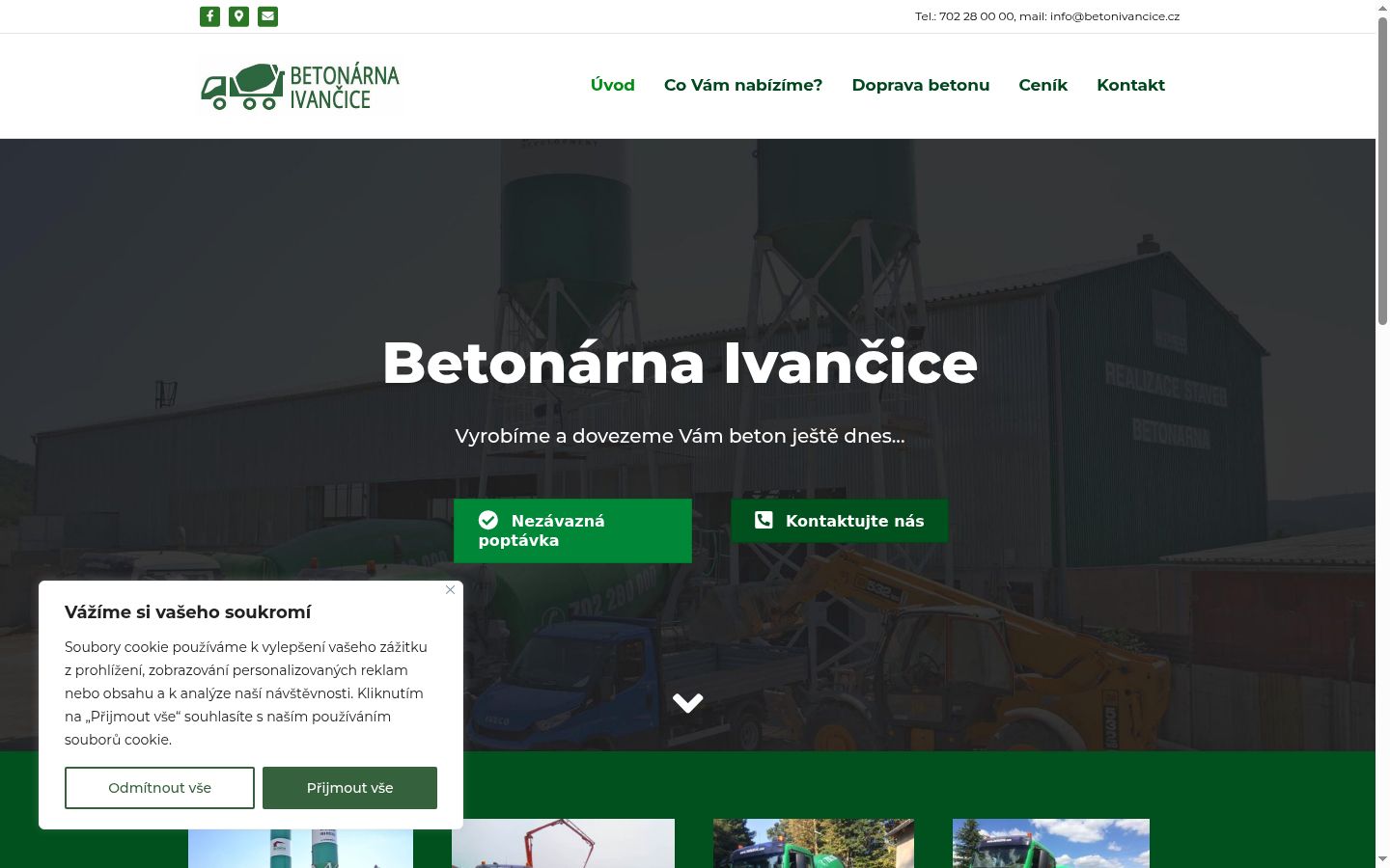 Sutikimo reklamjuostės, rodytos prieš bet kokią sąveiką, ekrano kopija