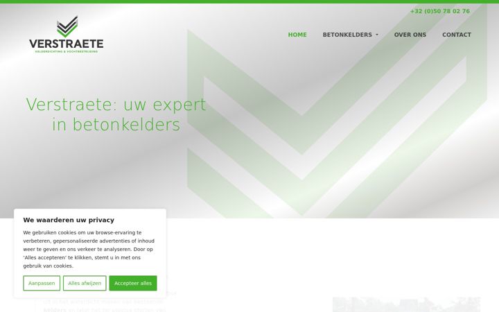 Zrzut ekranu betonkelders-verstraete.be
