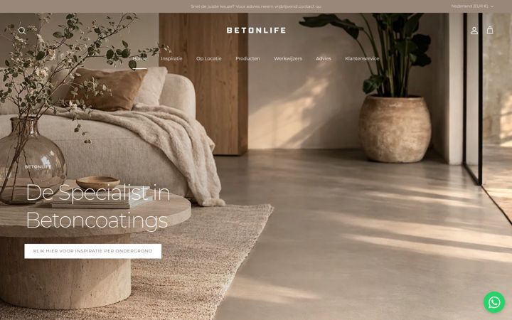 Screenshot of betonlife.nl