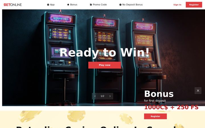 Screenshot of betonlinecanada.com