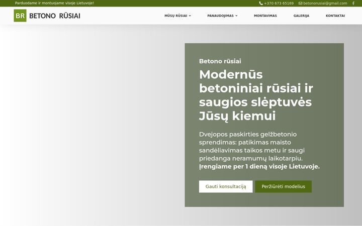 Screenshot of betonorusiai.lt