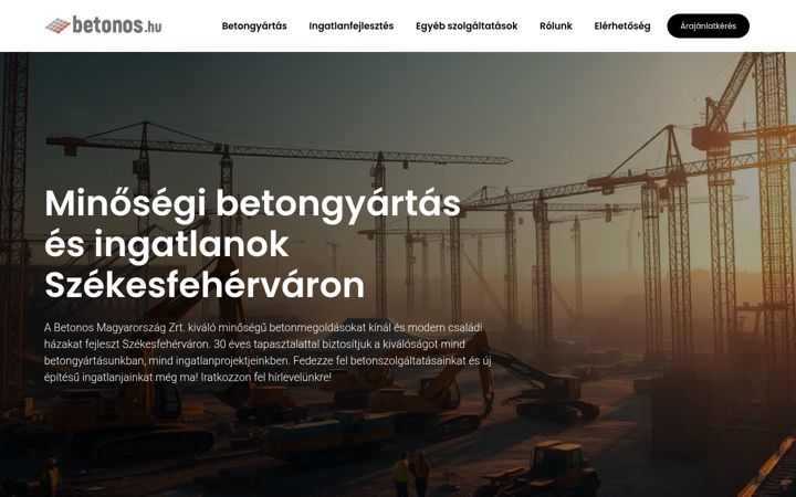 Screenshot of betonos.hu