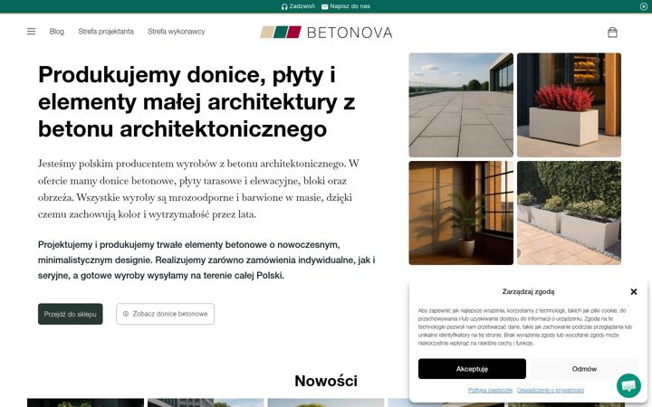 Screenshot of betonova.eu