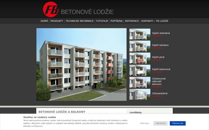 Zrzut ekranu betonovelodzie.cz