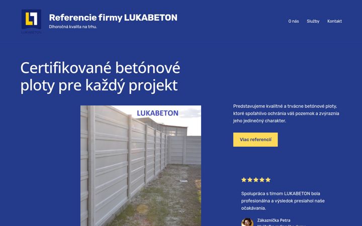 Ekrānuzņēmums no betonoveploty-referencie.sk