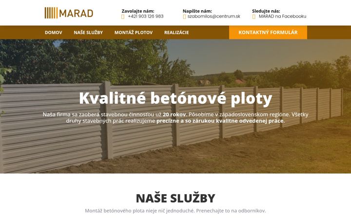 Screenshot of betonoveplotymontaz.eu