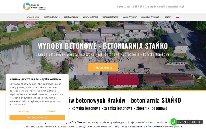 Screenshot of betonowekrakow.pl