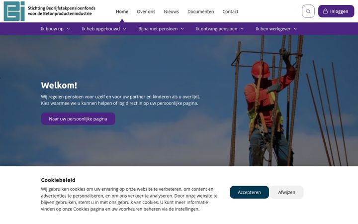 Screenshot of betonpensioen.nl