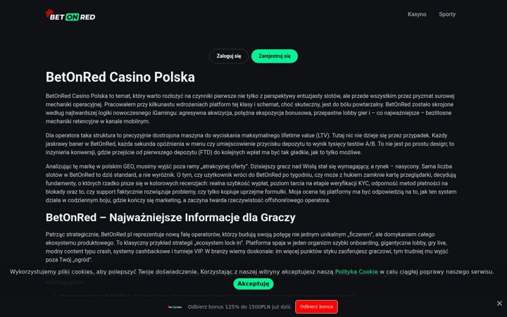 Screenshot of betonred8.pl